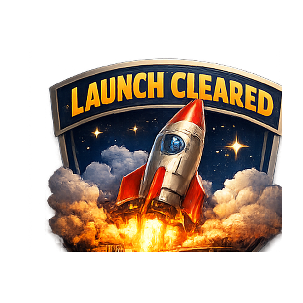 Launch Cleared mission badge
